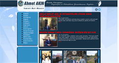 Desktop Screenshot of ahmetakin.com.tr