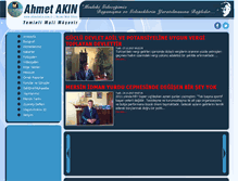 Tablet Screenshot of ahmetakin.com.tr